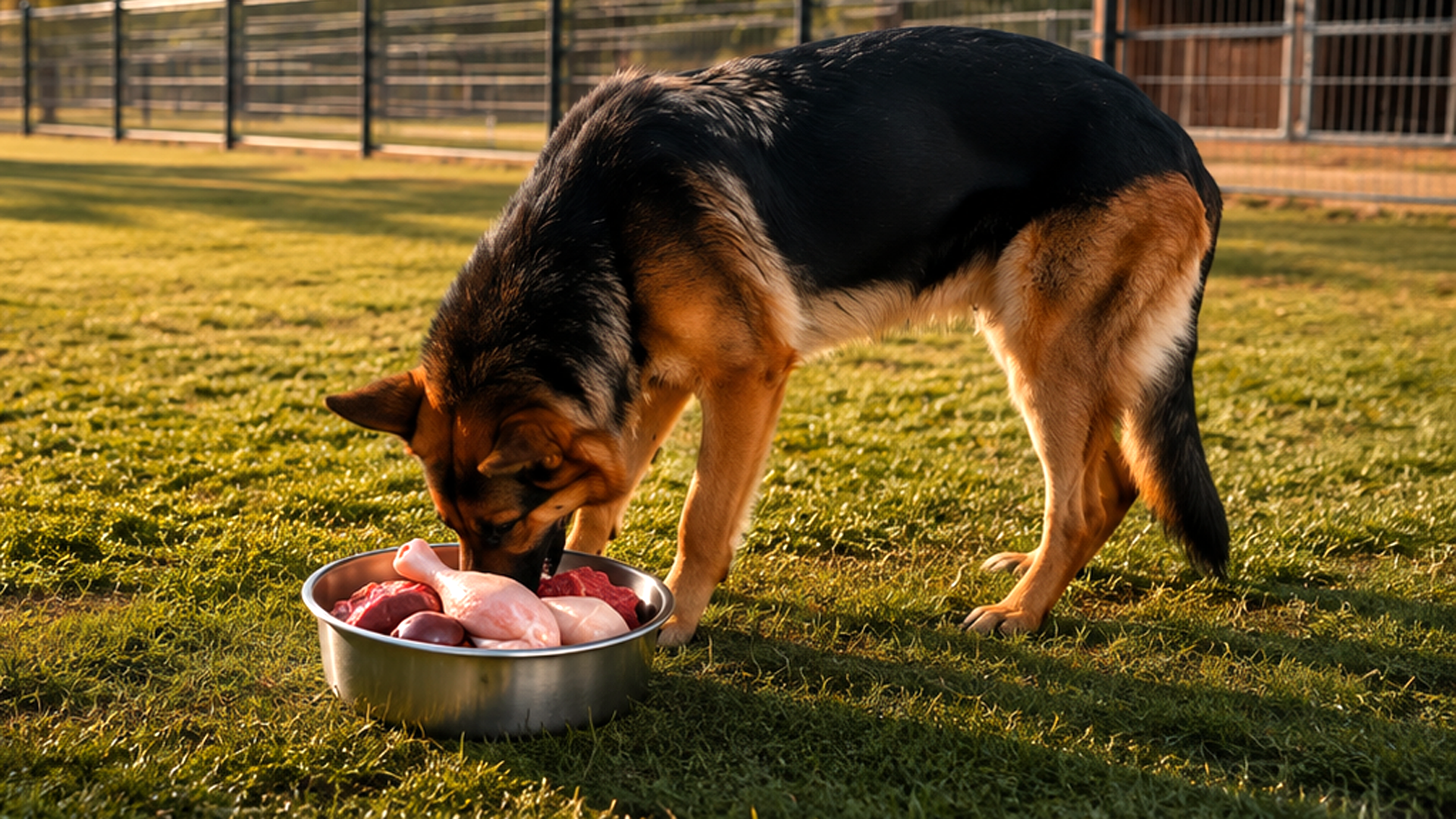 German Shepherd nutrition and feeding guidance from Gunbil German Shepherds